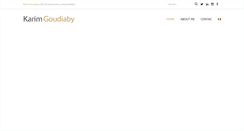 Desktop Screenshot of karimgoudiaby.com