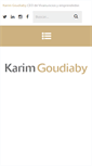 Mobile Screenshot of karimgoudiaby.com