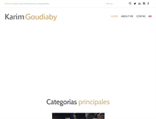 Tablet Screenshot of karimgoudiaby.com